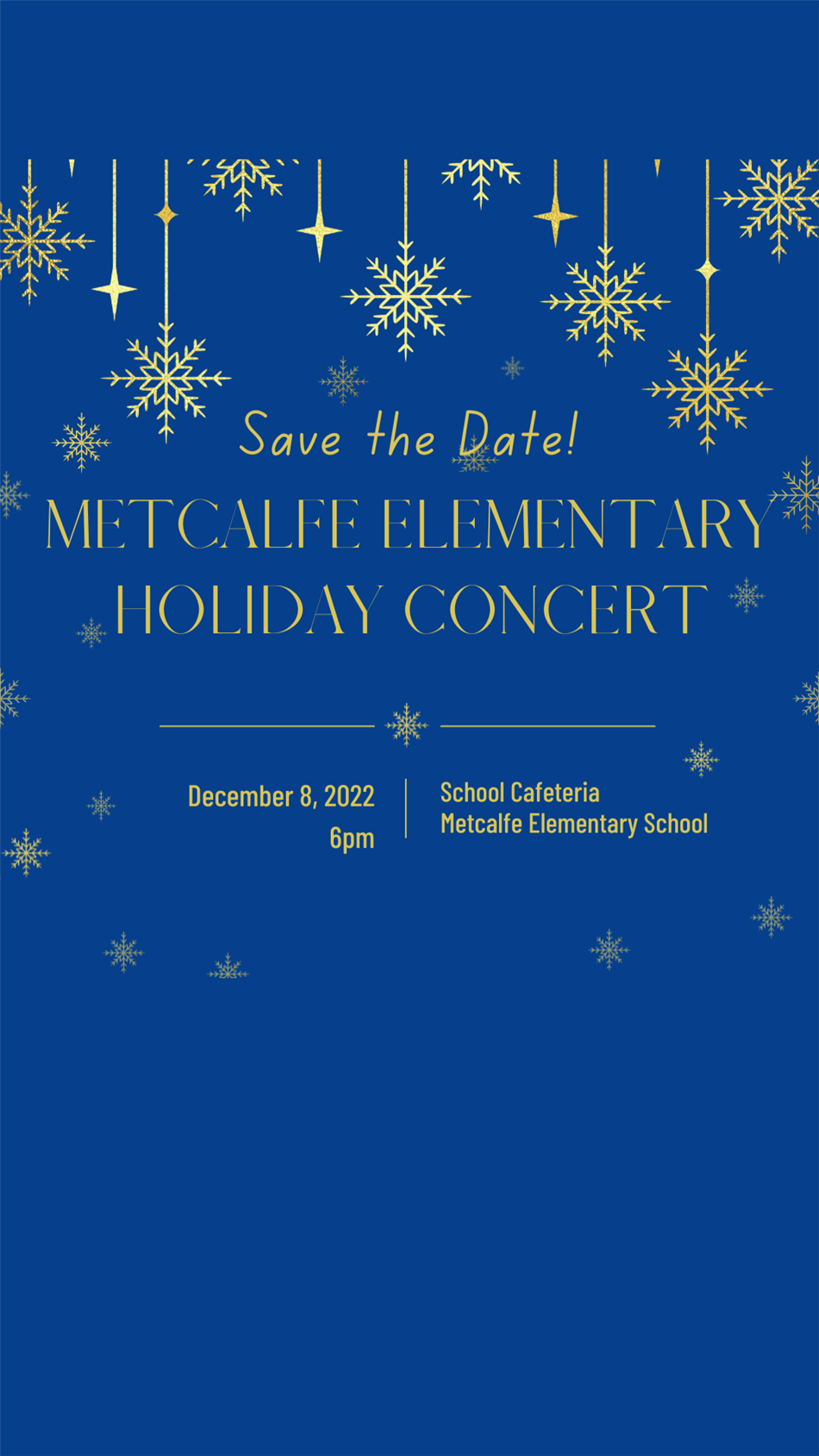  Metcalfe Elementary Holiday Concert
